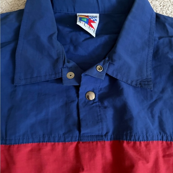 Vintage Newport Blue Windbreaker Pullover - Picture 4 of 7